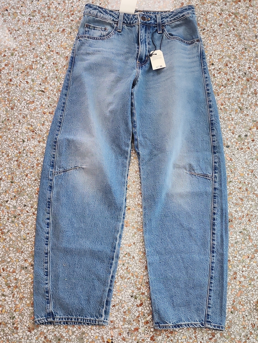 Levi's Light Blue Women's Baggy Barrel DAD Jeans